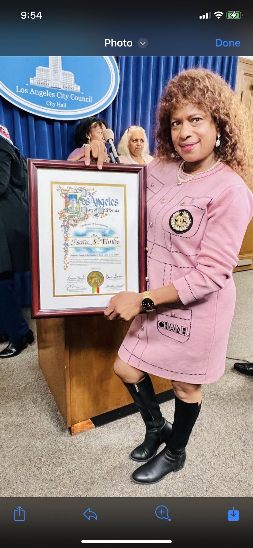 Mrs Isatu Timbo Nwokedi Is Woman Of The Year 2023 As She Bags A Mrs Isatu Timbo Nwokedi Is Woman Of The Year 2023 As She Bags A